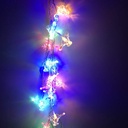 Battery Powered LED Elk Jumping Reindeer Light String Remote Control 3M/6M