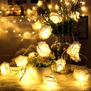 Battery Powered LED Rose Light String 1M/2M/3M/4M/5M/8M/10M