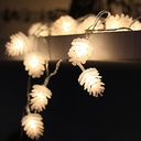 Battery Powered LED Pinecone Shape Light String 1.5M/2.2M/3M/5M