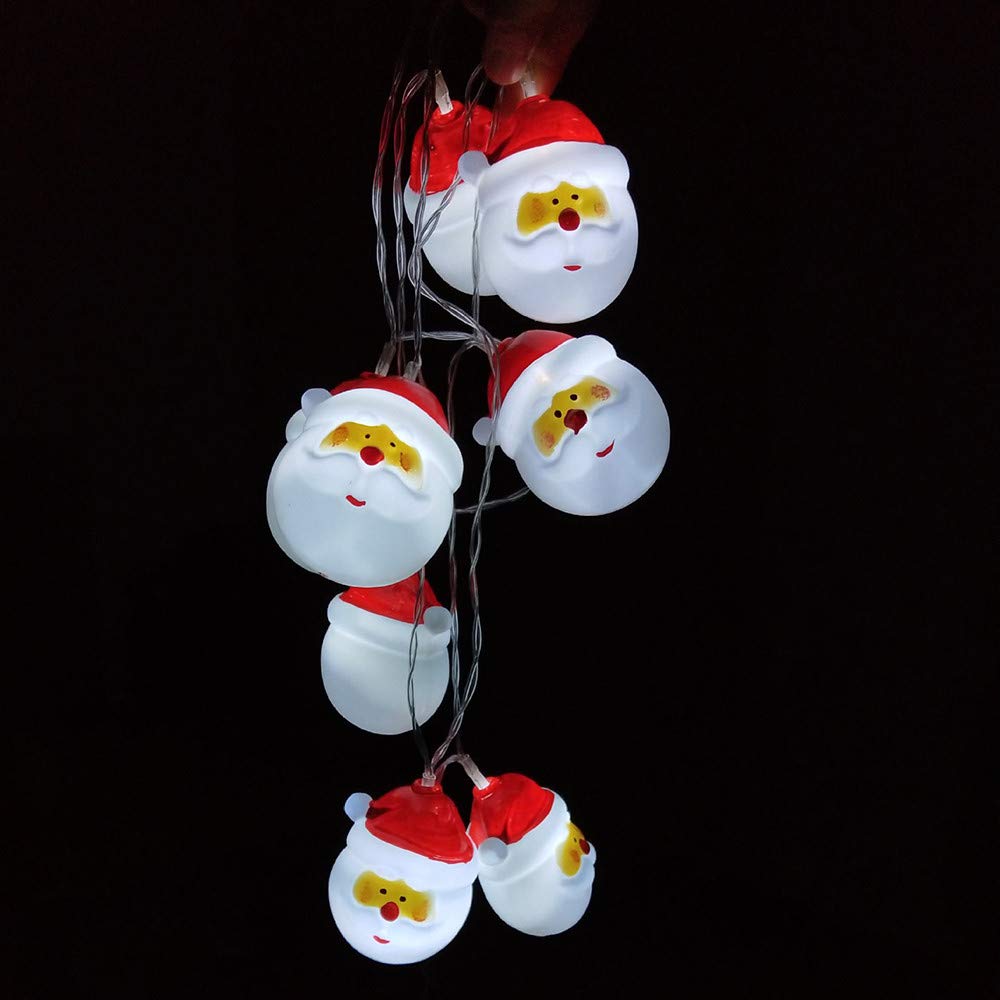 Battery Powered LED Santa Claus Light String 1.5M/3M/4.5M