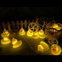 Battery Powered LED Small Yellow Duck Light String 1.5M/2M/3M