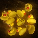 Battery Powered LED Small Yellow Duck Light String 1.5M/2M/3M