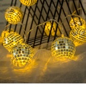 Battery Powered LED Mirror Ball Light String 1.5M/2.2M/3M