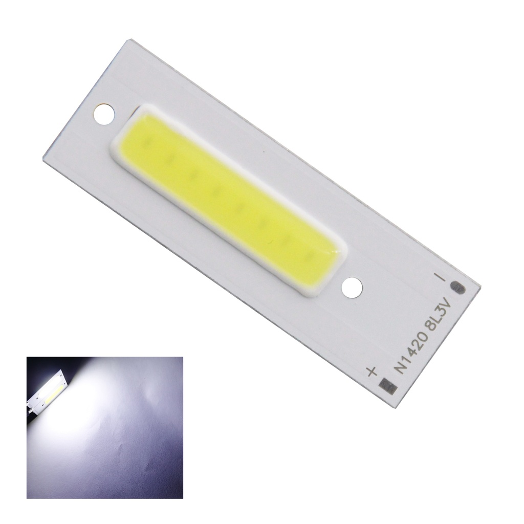  1W LED COB Light Bar Module 3V 300mA White 43*15mm