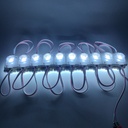 1.5W LED Module Injection Lens 3030 Super Bright Advertising Light IP65 Waterproof Sign Backlight Cold White 20pcs/lot 