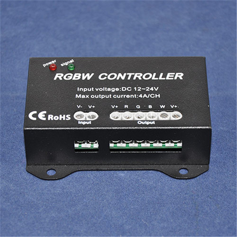 DC12-24V RGBW 4 Channel LED Controller for RGB and RGBW LED Lamp with RF Remote