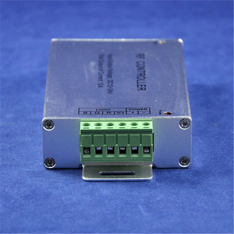 DC12-24V 3 Channels Aluminum Case LED RF RGB Touch Remote Controller w/ 8keys RF Remote