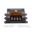 DC12-24V Frequency Adjustable RF 433mHz Remote Dimmer, 300hz 500hz 700hz 1khz 5khz 10khz 30A