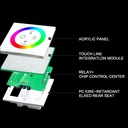 DC12V-24V 3CH Touch Panel Full-Color Controller 