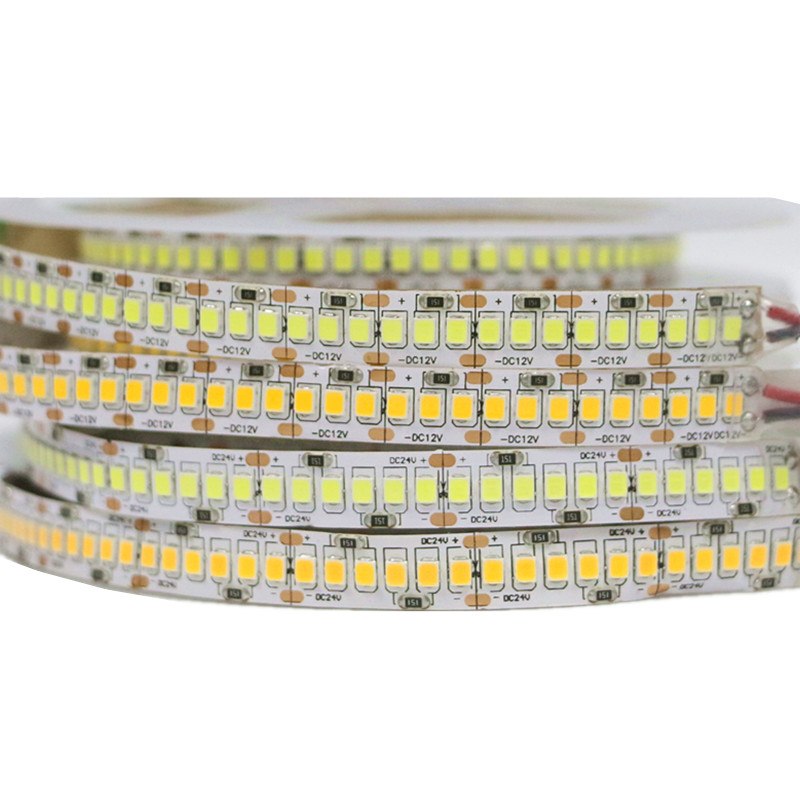 DC 12V/24V 2835 SMD Flexible LED Strip 120/168/192LEDs/m Dimmable LED Strip