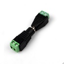  DC12V Male/Female DC 2.1 x 5.5mm Power /Jack Adapter Plug for CCTV 5050/3528 LED Strip Light Power Supply