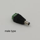  DC12V Male/Female DC 2.1 x 5.5mm Power /Jack Adapter Plug for CCTV 5050/3528 LED Strip Light Power Supply