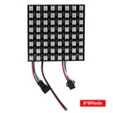 DC5V SMD 5050 RGB WS2812 Full Color Flexible Pixel Panel Screen Size 8*8 / 16*16 /8*32 64/256LEDs