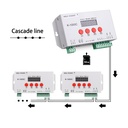 DC5V-24V SD Card LED 2048 Pixels Program Controller SPI Signal Output with Address Writing Function for WS2811, WS2812B, APA102