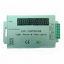 DC12V-24V Light sensor and time programmable led controller