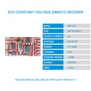 DC12V 24V Option DMX512 (1990) Standard Sample Decoder, 2A, 4A, or with Digital Tube Display