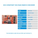 DC12V 24V Option DMX512 (1990) Standard Sample Decoder, 2A, 4A, or with Digital Tube Display