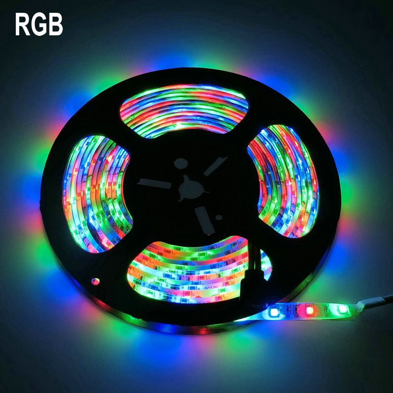 DC 12V 2835 SMD Flexible LED Strip 60LEDs/m RGB /White /Warm White /Blue /Green /Red /Yellow