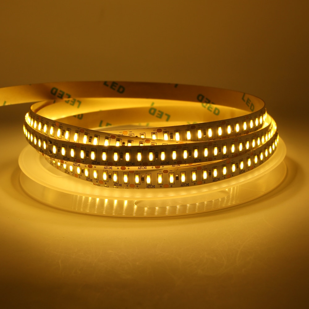 DC 12V 4014 SMD Flexible LED Strip 204 Leds/m Waterproof IP20/IP65/IP67 Emitting White/Warm White