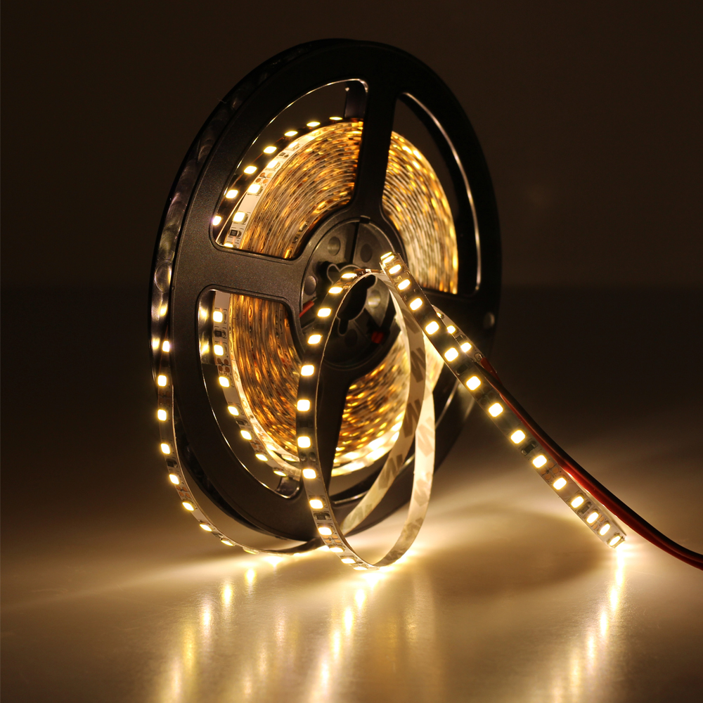 DC 12V 2835 SMD Flexible LED Strip 120LEDs/m Emitting White/Warm white/Blue/Green/Red