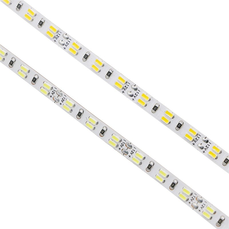 DC 12V 3014 SMD Flexible LED Strip 216LEDs/m Double Row Emitting White/ Warm White