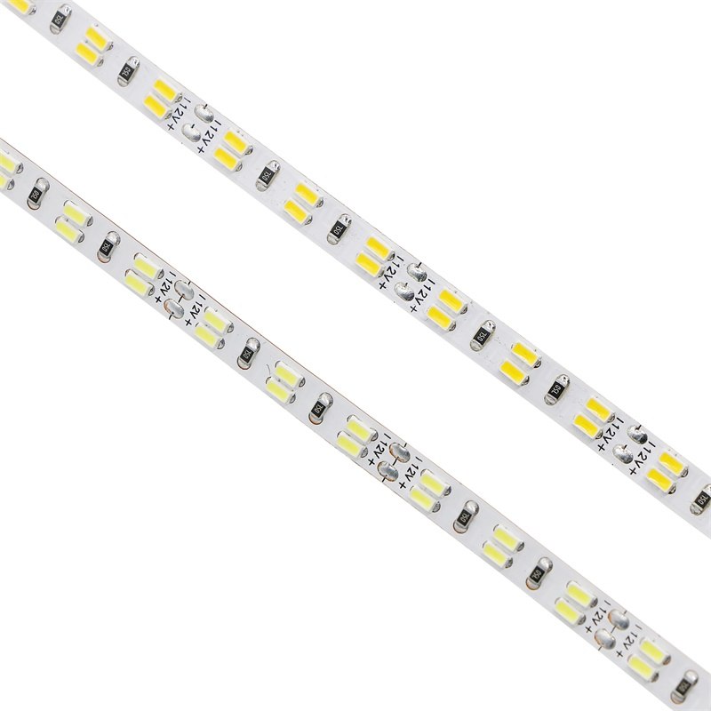 DC 12V 3014 SMD Flexible LED Strip 216LEDs/m Double Row Emitting White/ Warm White