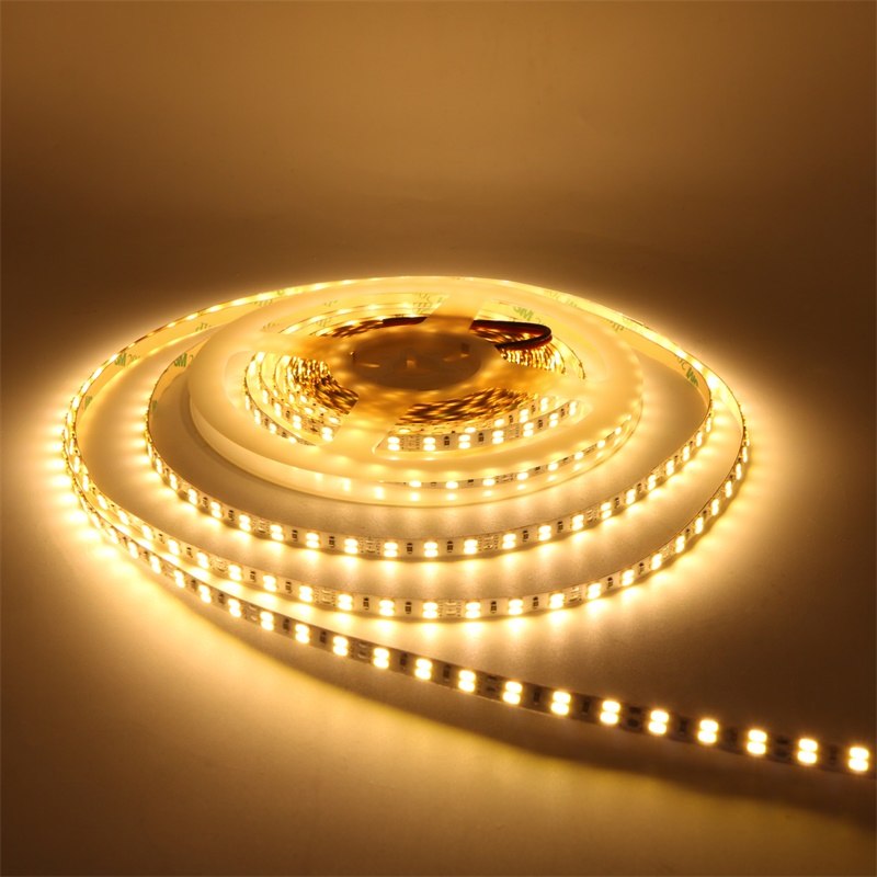 DC 12V 3014 SMD Flexible LED Strip 216LEDs/m Double Row Emitting White/ Warm White