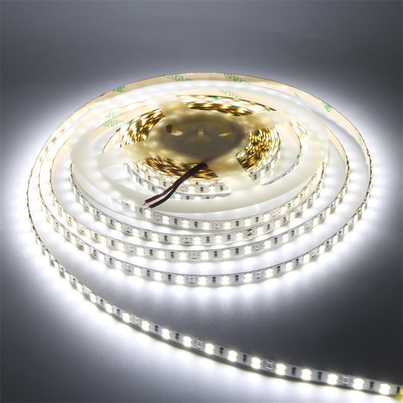 DC 12V 3014 SMD Flexible LED Strip 216LEDs/m Double Row Emitting White/ Warm White