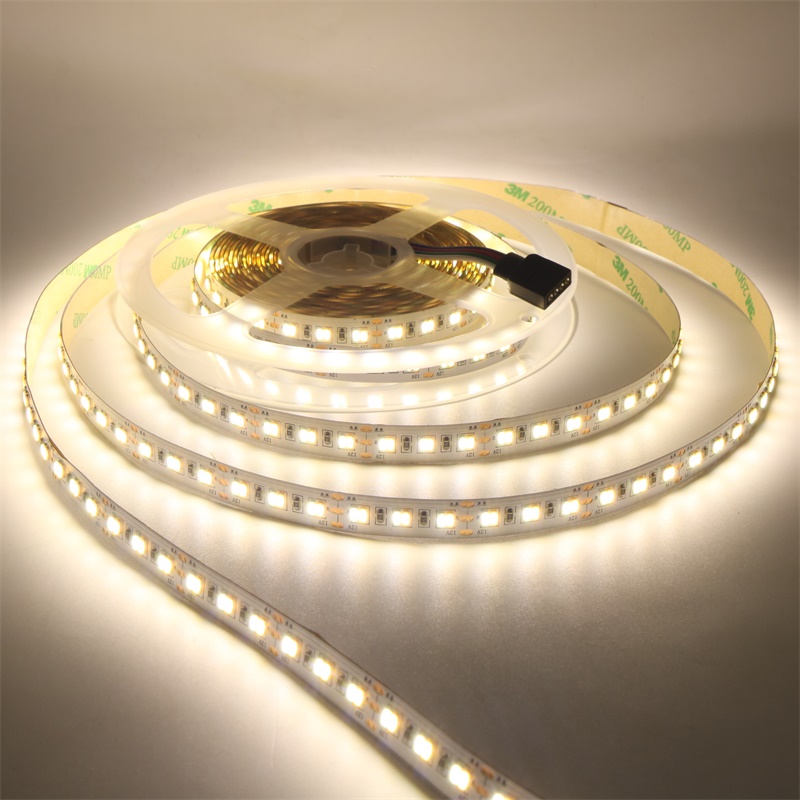 DC 12V 3014 SMD Flexible LED Strip 216LEDs/m Waterproof IP20/IP65/IP67 Emitting Daul White/ White and Warm White