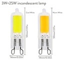 3W 5W G9 COB LED Halogen Bulb AC220V Home Light LED Silica Gel Lamp