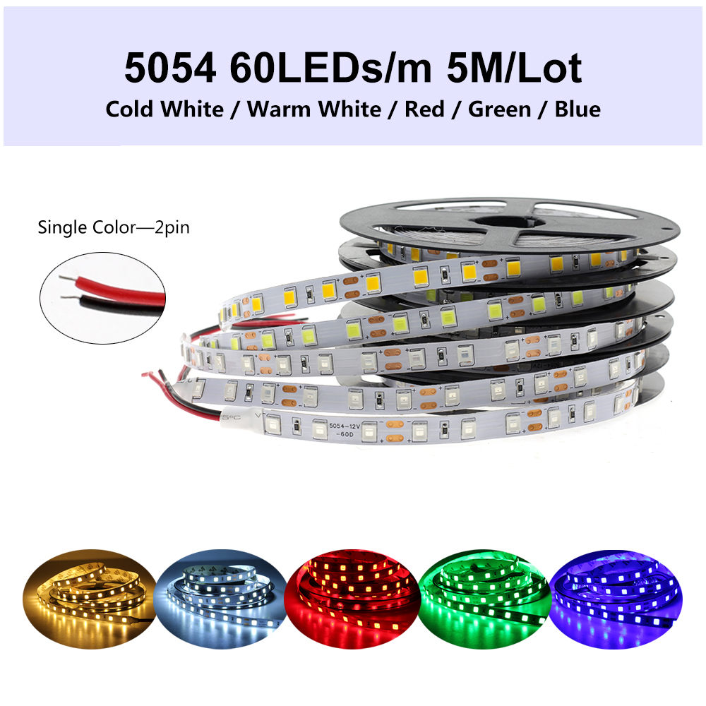 DC 12V 5054 SMD Flexible LED Strip And RGB LED Strip 5050