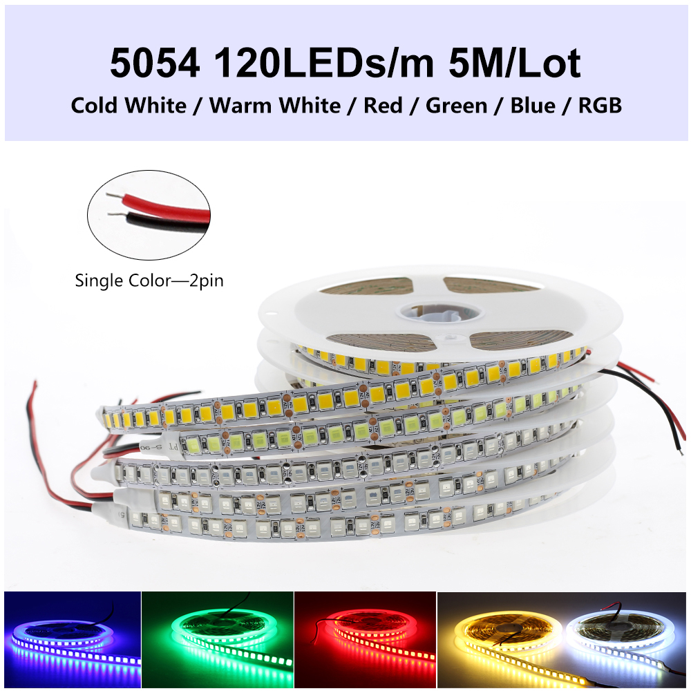 DC 12V 5054 SMD Flexible LED Strip And RGB LED Strip 5050