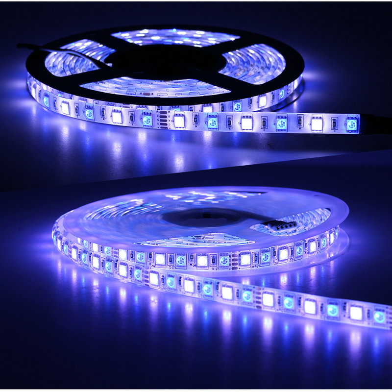 DC 12V/24V 5050 SMD Flexible LED Strip 60LEDs/m 96LEDs/m Emitting RGBW RGB + White / RGB + Warm White