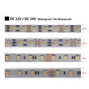 DC 12V/24V 5050 SMD Flexible LED Strip 60LEDs/m Emitting RGBCCT 5 Color in 1 Chips RGB+WW+CW