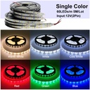 DC 12V 5630 SMD Flexible LED Strip 60LEDs/m Emitting White/Blue/Red/Warm White/Cold White/Green