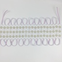 DC12V SMD 5730 LED Module with lens 1.5W Cool White for LED Sign10pcs/lot 