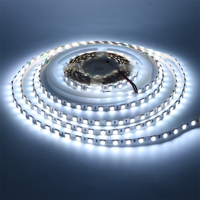 DC 12V 5050 SMD Flexible Strip 84LEDs/m Emitting White/Warm White/Blue