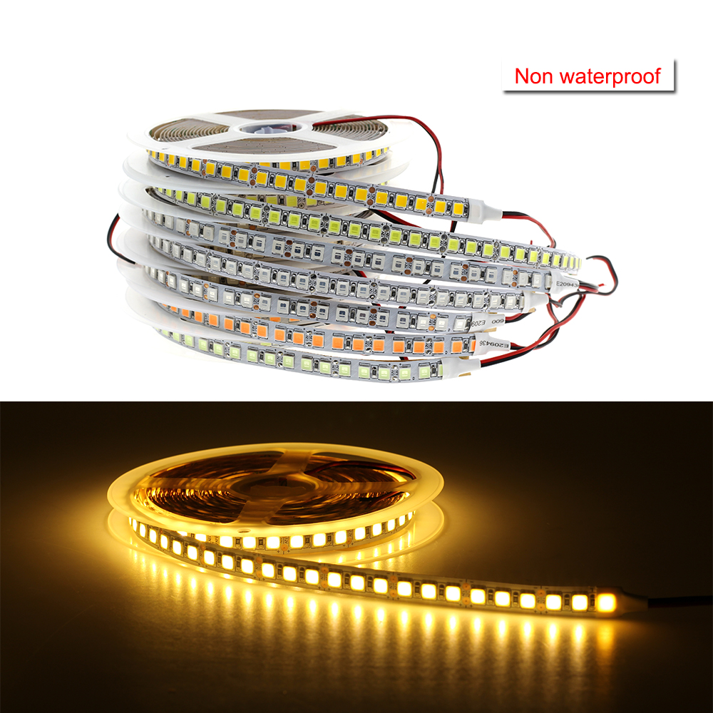 DC 12V 5054 SMD LED Flexible Strip 120LEDs/m Waterproof IP20/IP65/IP67 Emitting Warm White Cold White Ice Blue Pink