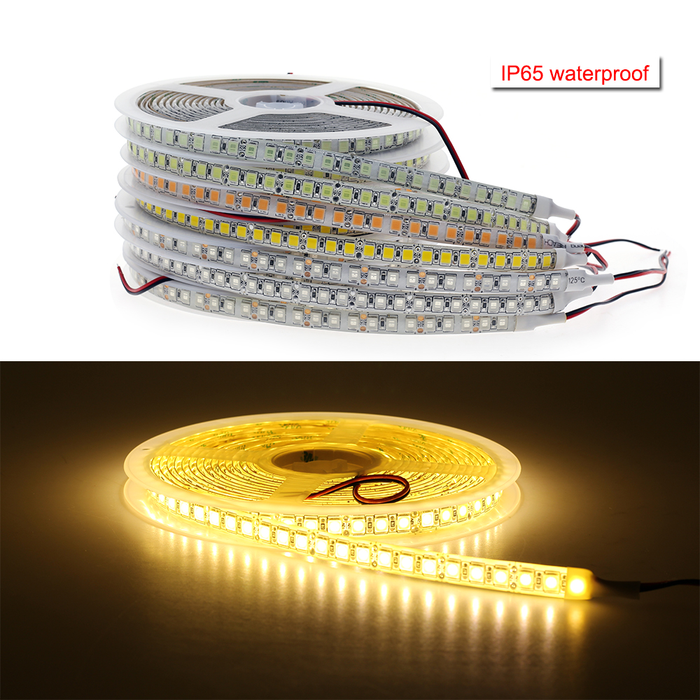 DC 12V 5054 SMD LED Flexible Strip 120LEDs/m Waterproof IP20/IP65/IP67 Emitting Warm White Cold White Ice Blue Pink