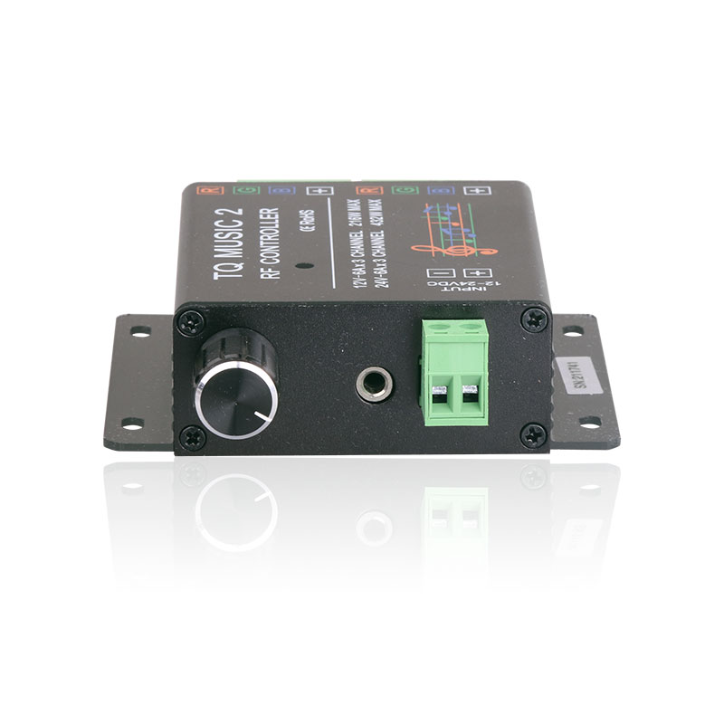 DC12V/24V LED RGB Controller with Music Rhythm Control Function, 2.4G RF Remote Controller