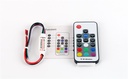 DC5-24V 17Keys Wireless LED Mini RF Remote RGB Strips Controller