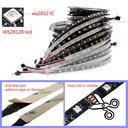 DC5V Full Color WS2812B LED Strip Black / White PCB Board RGB Smart Pixel Control