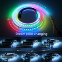 DC5V Full Color WS2812B LED Strip Black / White PCB Board RGB Smart Pixel Control