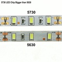 DC 12V 5730 SMD Flexible LED Strip 60LEDs/m Emitting White/Warm White/Cold White