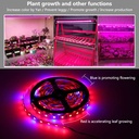 DC 12V 5050 SMD Flexible LED Strip Grow Light Emitting Red Blue 3:1 / 4:1 / 5:1