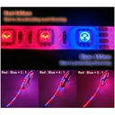 DC 12V 5050 SMD Flexible LED Strip Grow Light Emitting Red Blue 3:1 / 4:1 / 5:1