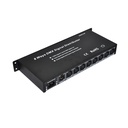 DMX128 AC100-240V 7W DMX Amplifier/Splitter/Signal Distributor/Repeater for Digit LED Strip Light