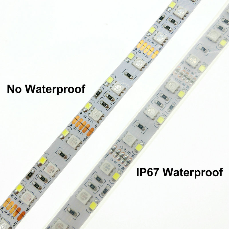 Double Row RGBW LED Strip 5050 RGB + 2835 White / Warm White DC12V 120 LED/m