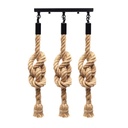 E27 Hemp Rope Electric Wire Lamp Holder Single Head