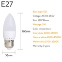 3W E27 E14 E12 B22 B15 2835 SMD LED Spotlight AC85-265V Home Light LED Bulb Light